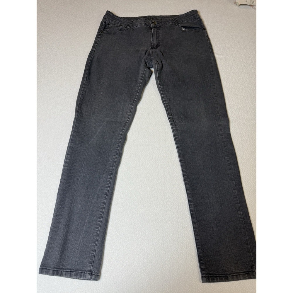 YBF Vintage Gray Bootcut Jeans Women's Size 19/20 Stretch Denim